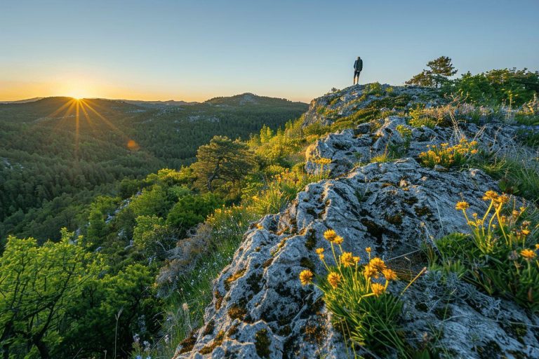 Faire une randonnée à la forêt de saou